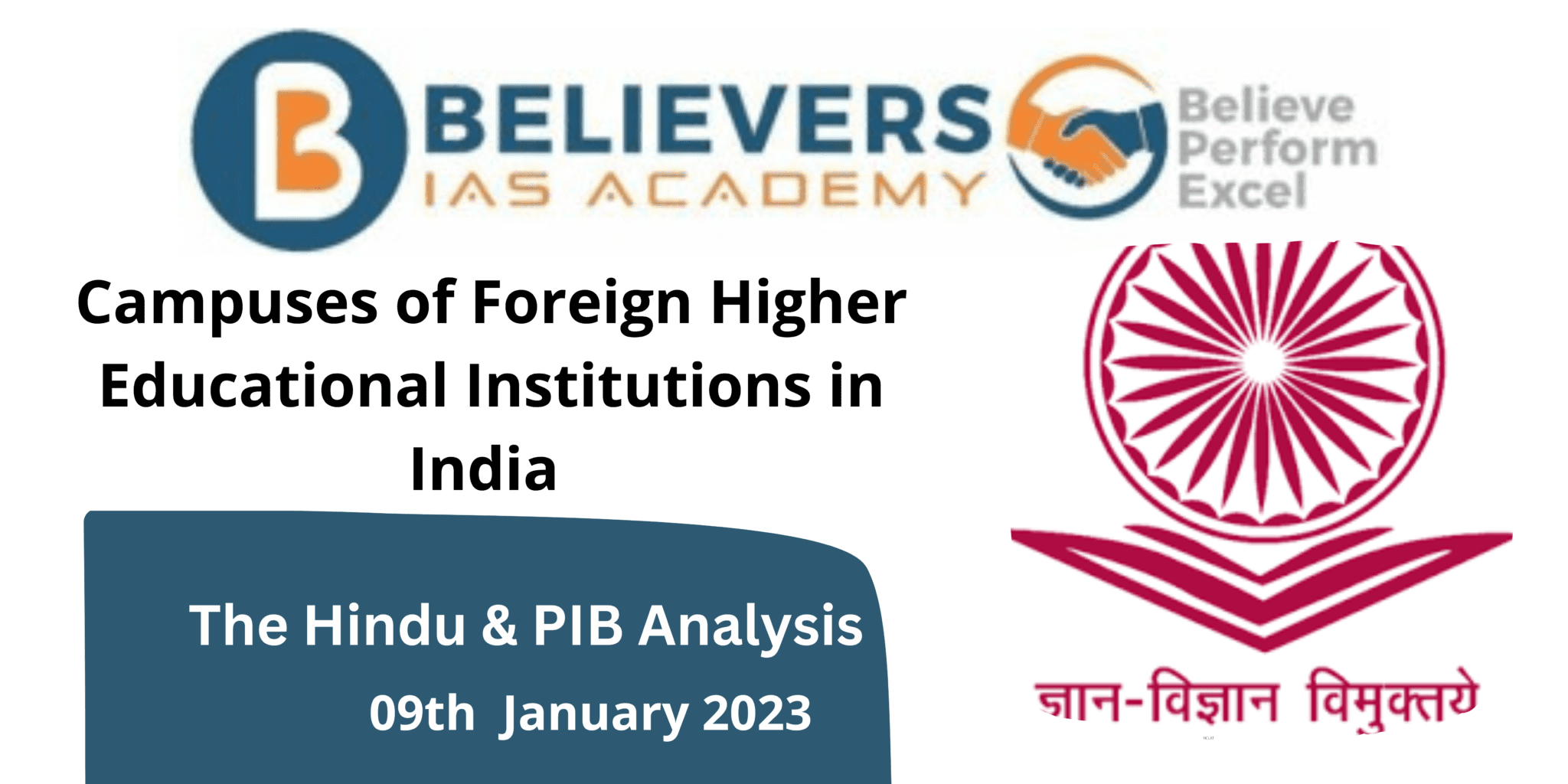 Foreign Educational Institutions In India Believers Ias Academy