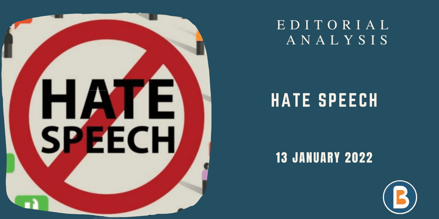 HATE SPEECH Believers IAS Academy