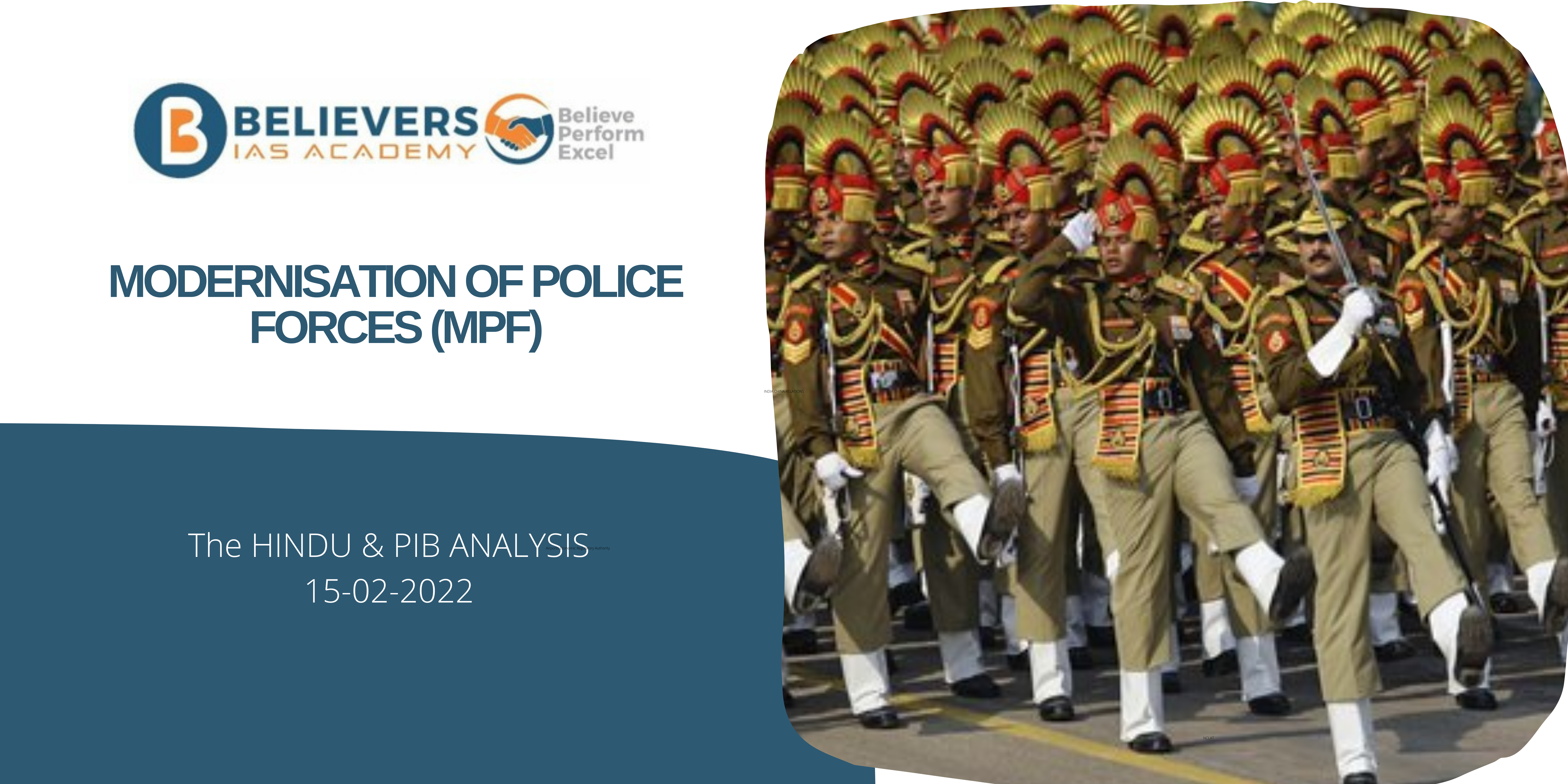 Civil services Current affairs - Modernisation of Police Forces