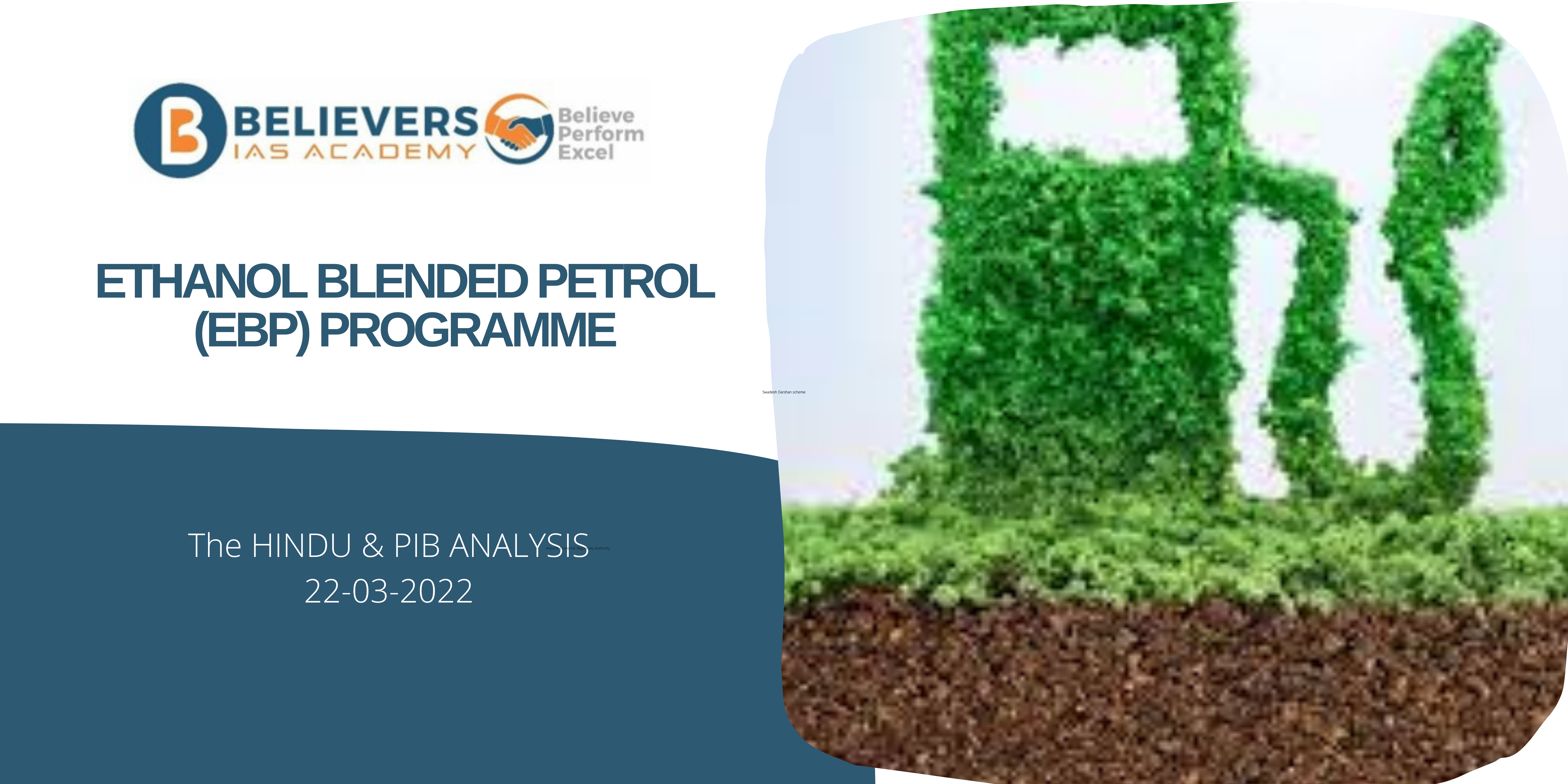UPSC Current affairs - Ethanol Blended Petrol (EBP) Programme