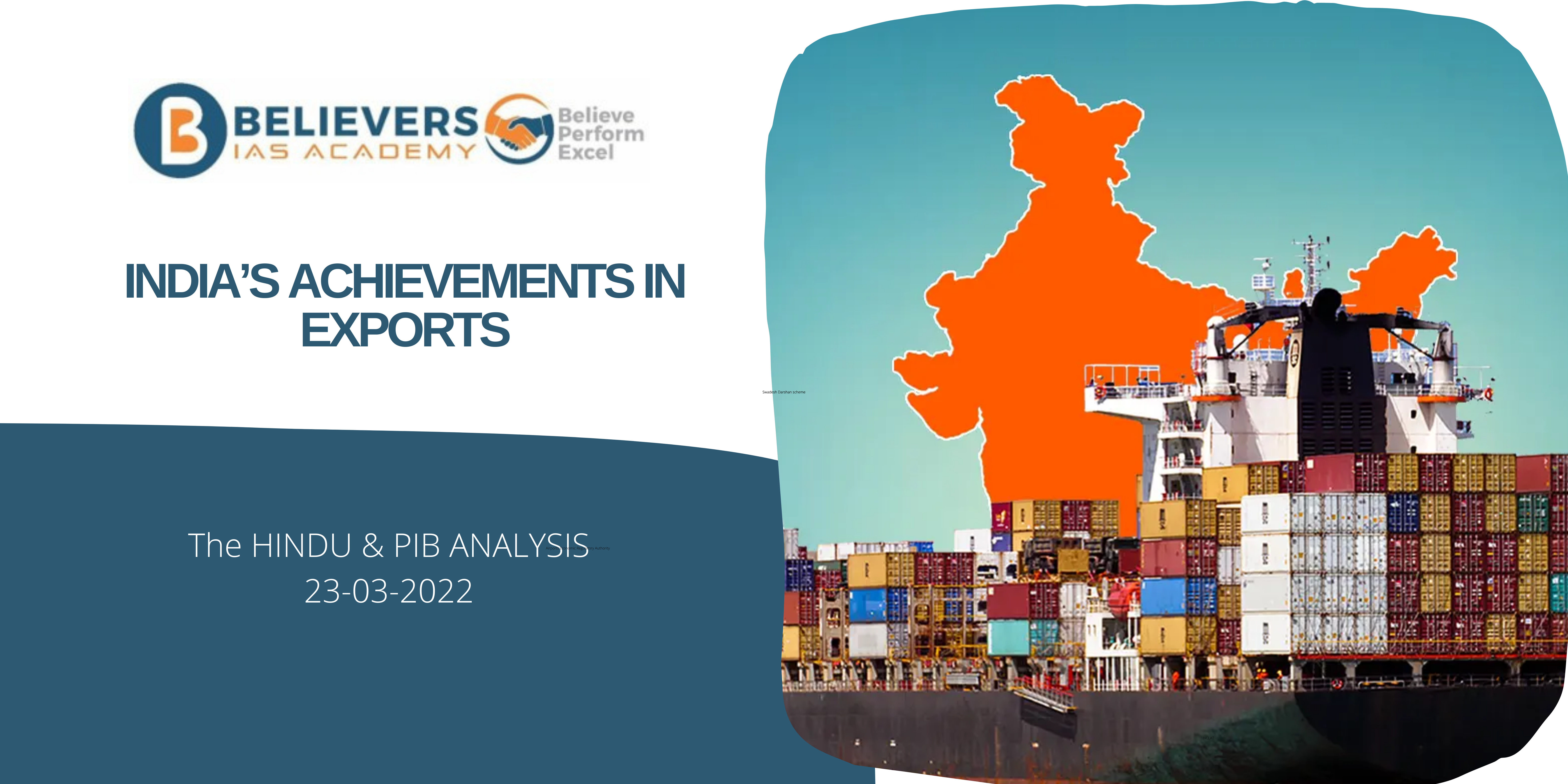 IAS Current affairs - India’s Achievements in Exports