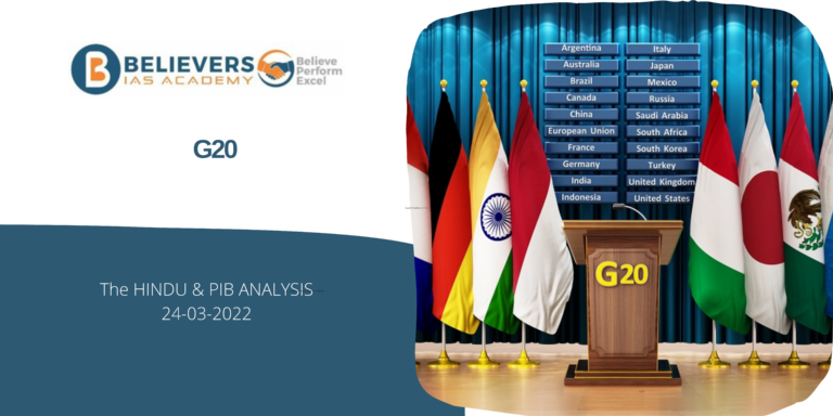 UPSC Current affairs - G20