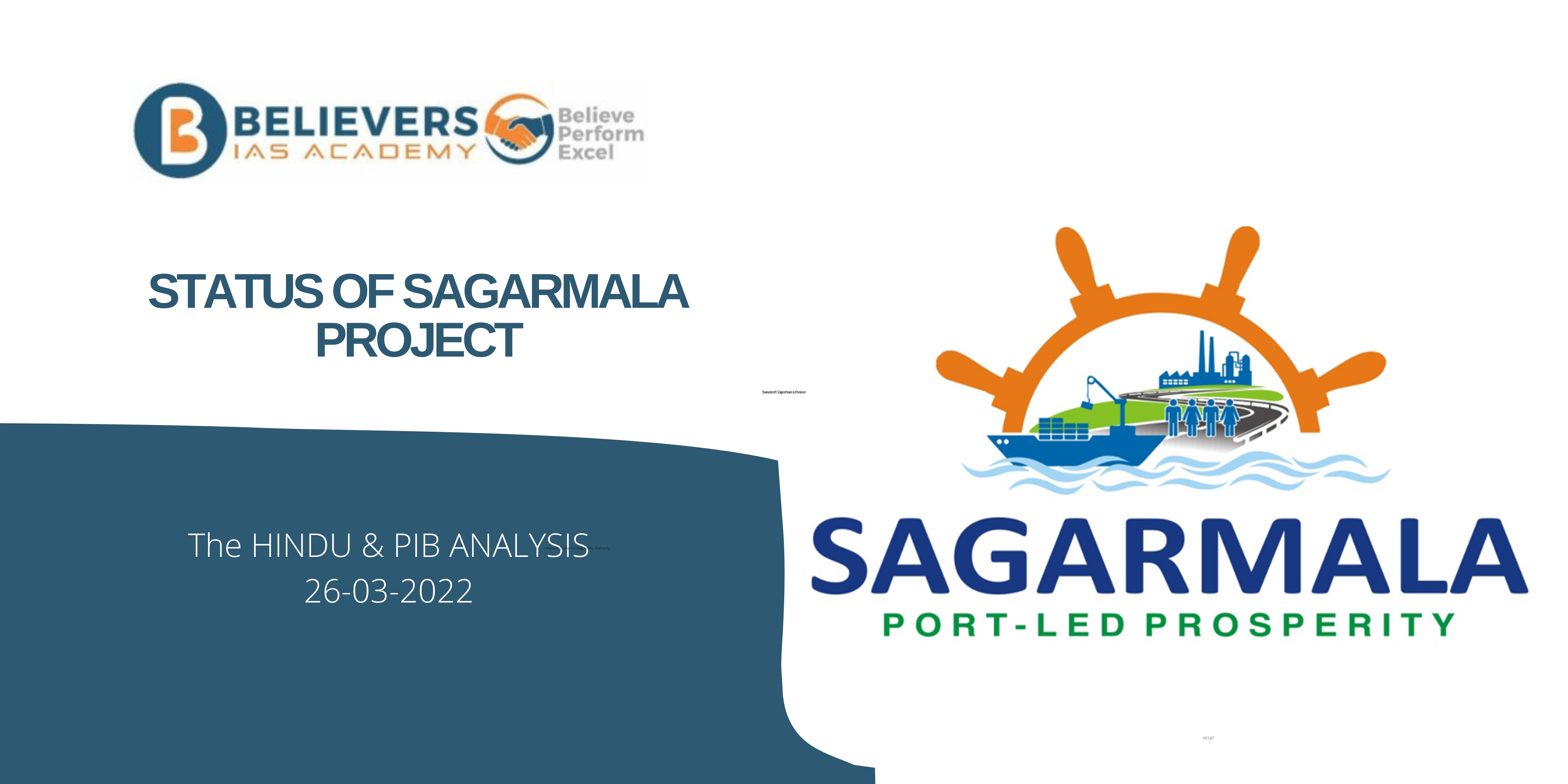 IAS Current affairs - Status of Sagarmala Project