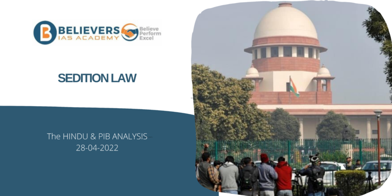 IAS Current affairs - Sedition Law