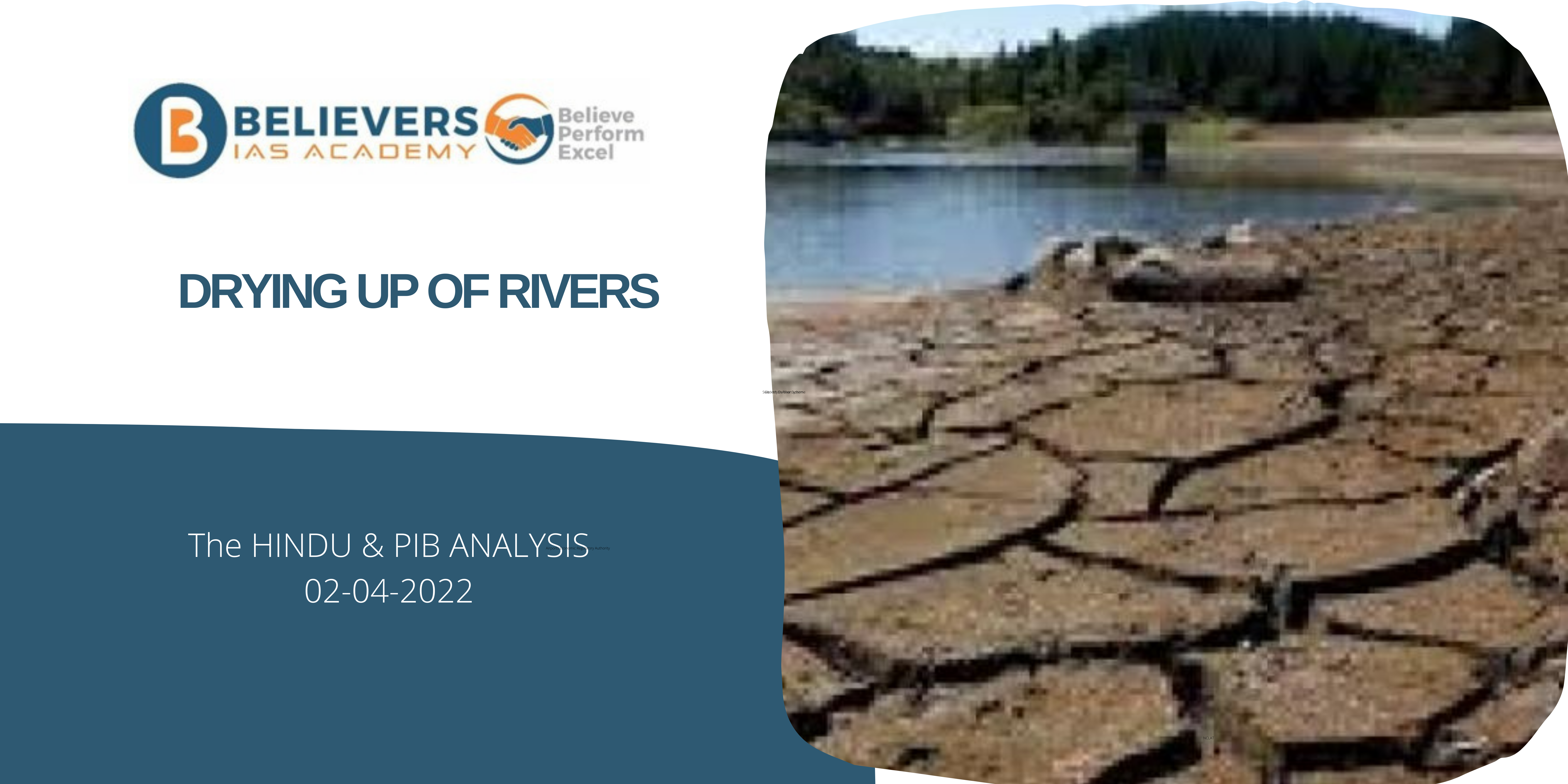 UPSC Current affairs - Drying Up of Rivers