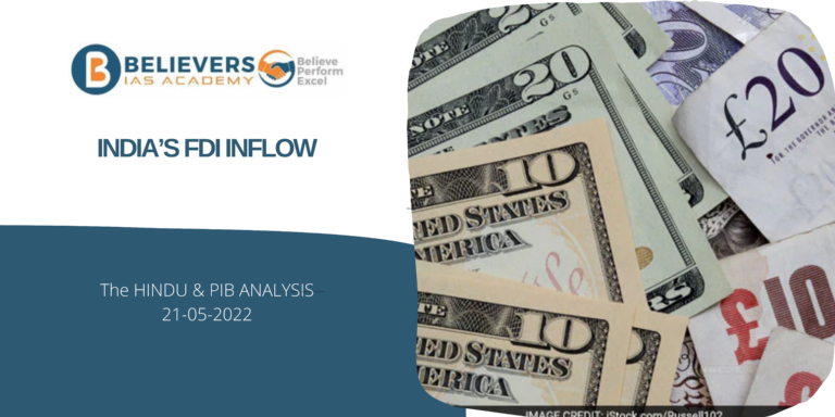 UPSC Current affairs - India’s FDI Inflow