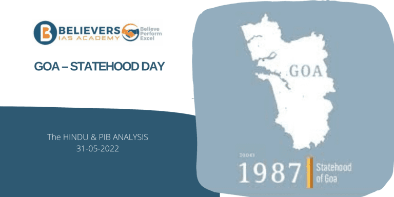 UPSC Current affairs - Goa – Statehood Day