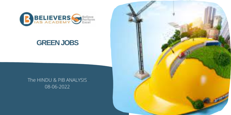 IAS Current affairs - Green Jobs
