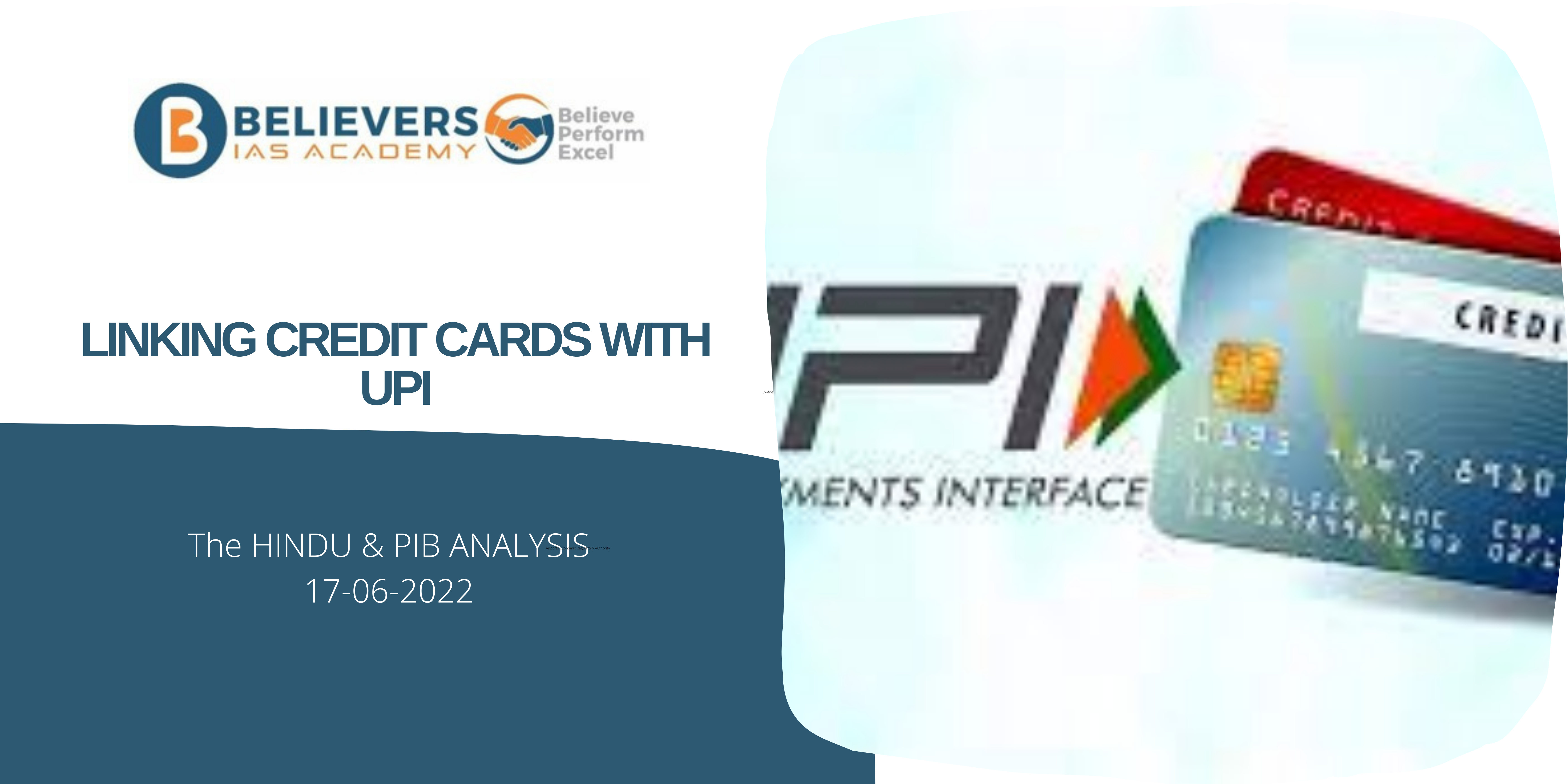 UPSC Current affairs - Linking Credit Cards with UPI