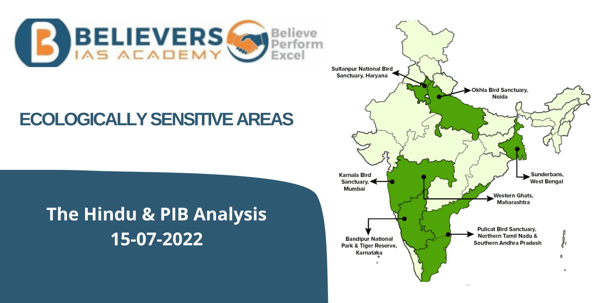 Ecologically Sensitive Areas (ESA) - Believers IAS Academy