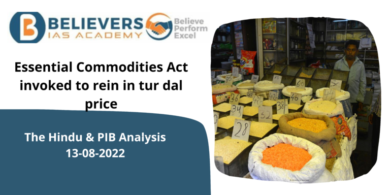 Essential Commodities Act invoked to rein in tur dal price