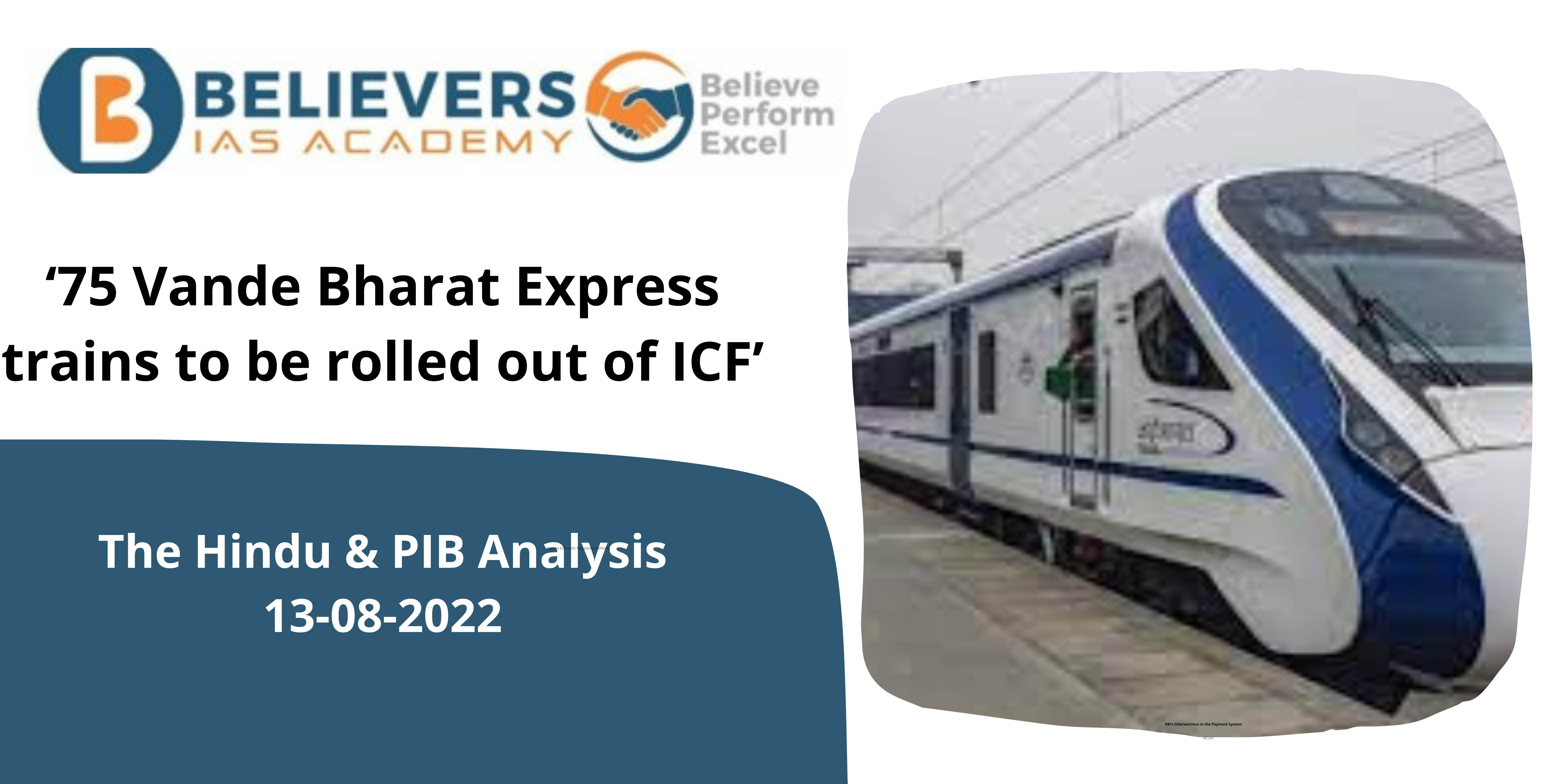 ICF's Plan: 75 Vande Bharat Express Trains