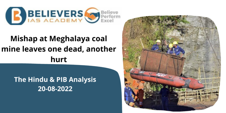 Mishap at Meghalaya coal mine leaves one dead, another hurt