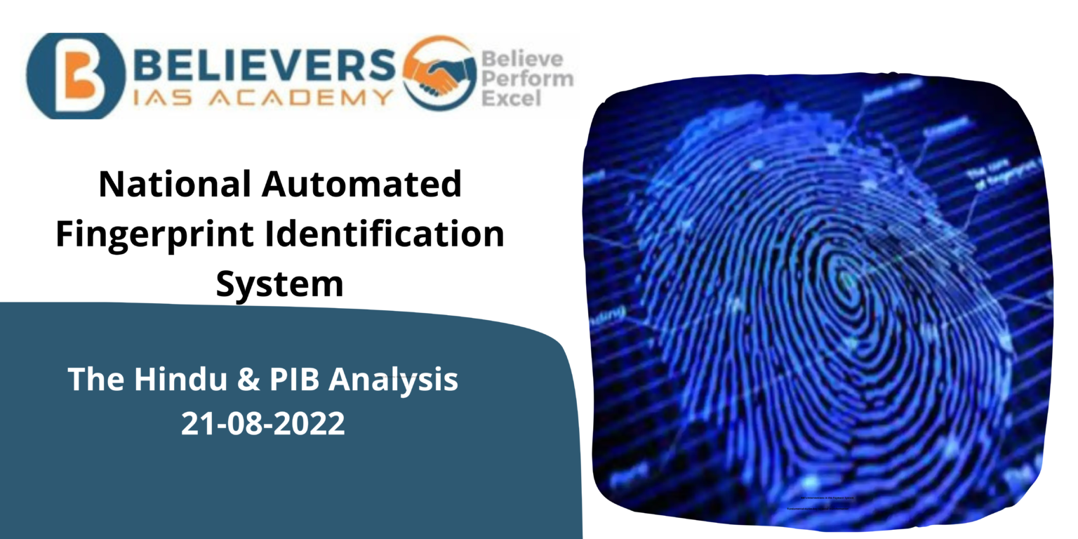 National Automated Fingerprint Identification System - Believers IAS ...