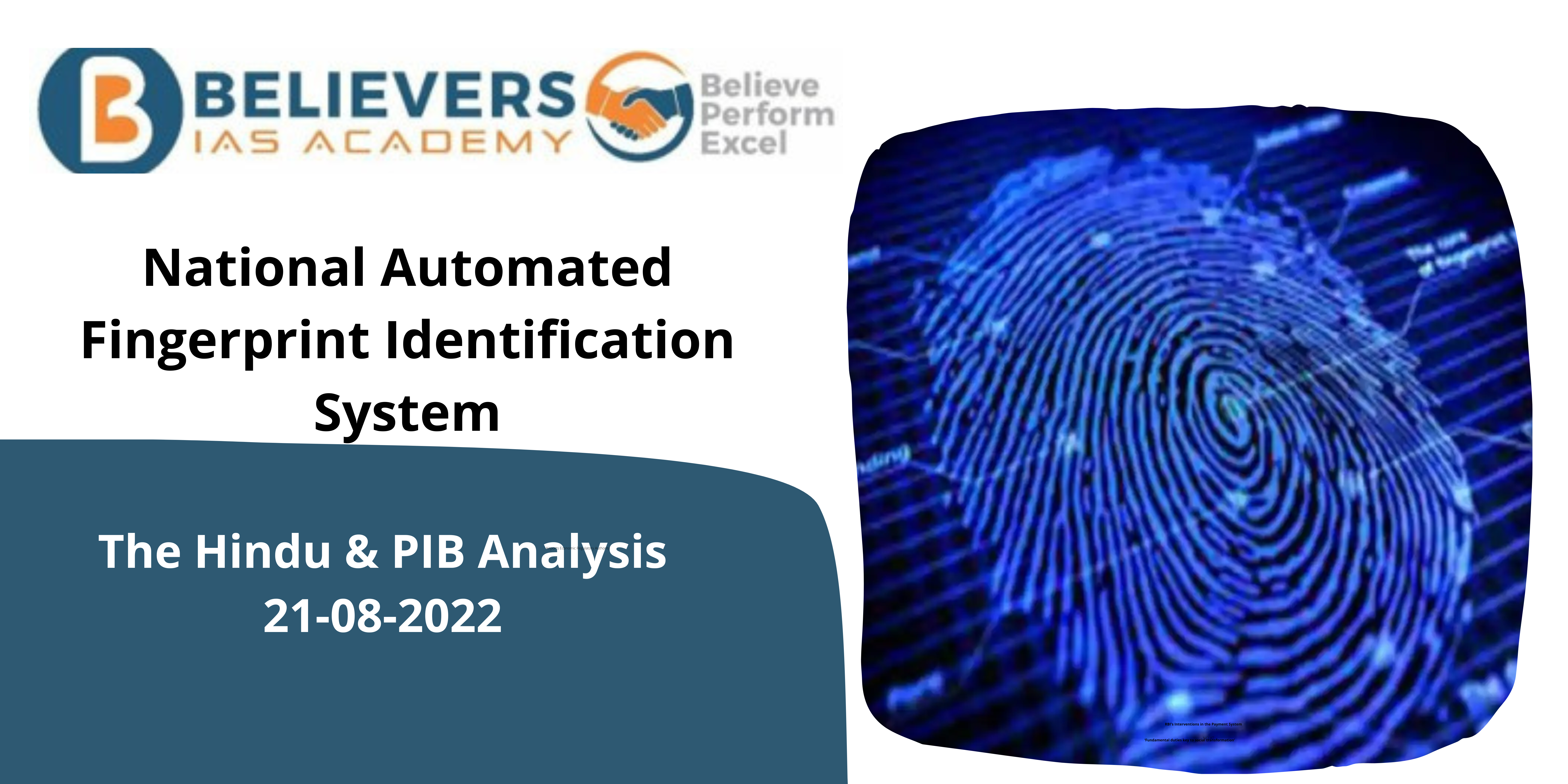 National Automated Fingerprint Identification System