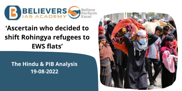 ‘Ascertain who decided to shift Rohingya refugees to EWS flats’