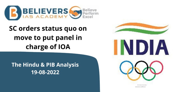 SC orders status quo on move to put panel in charge of IOA