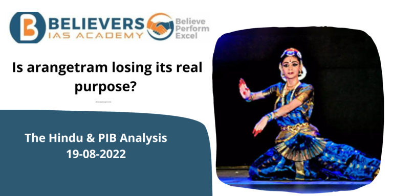 Is arangetram losing its real purpose?