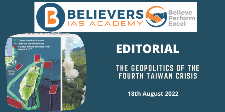 The geopolitics of the Fourth Taiwan Crisis