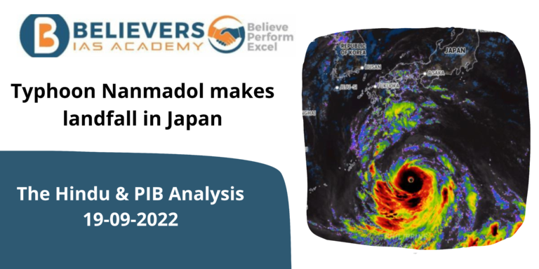 Typhoon Nanmadol makes landfall in Japan