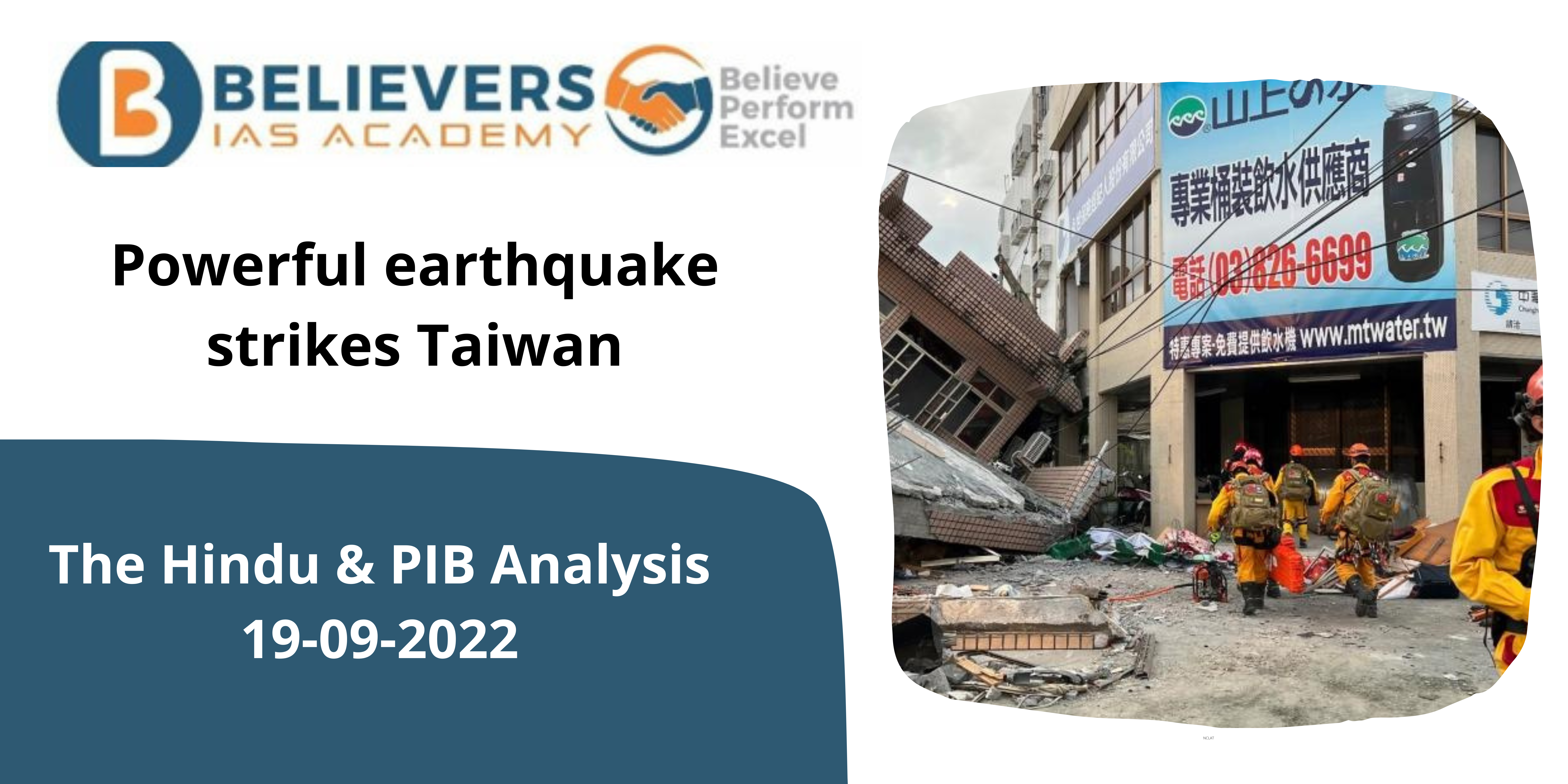 Powerful earthquake strikes Taiwan