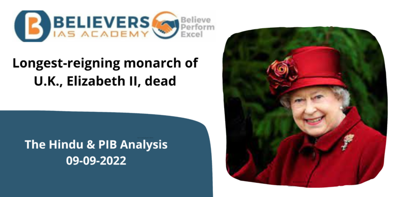 Longest-reigning monarch of U.K., Elizabeth II, dead
