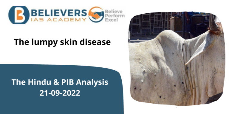 The lumpy skin disease