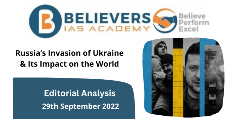 Russia's Invasion of Ukraine & Its impact on the World