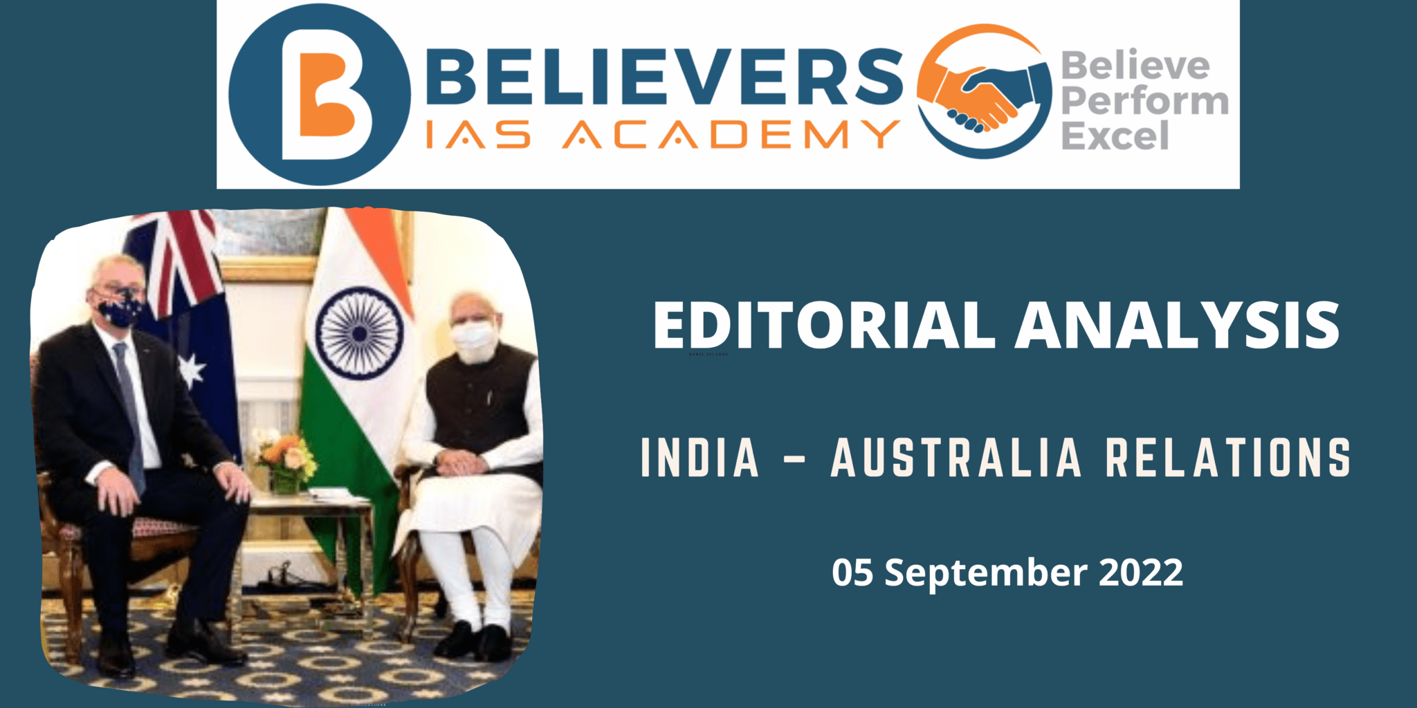 India – Australia Relations - Believers IAS Academy