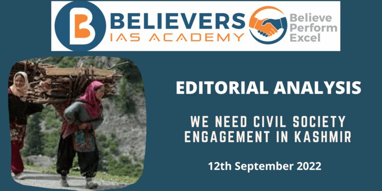 We need civil society engagement in Kashmir