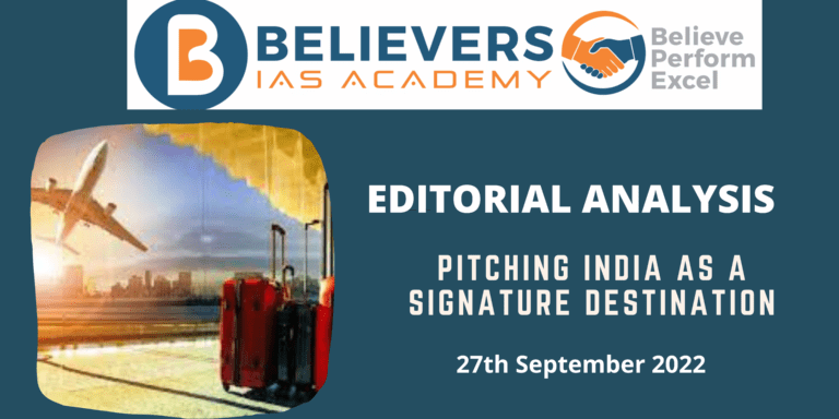 Pitching India as a signature destination
