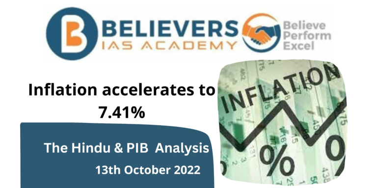 Inflation accelerates to 7.41%