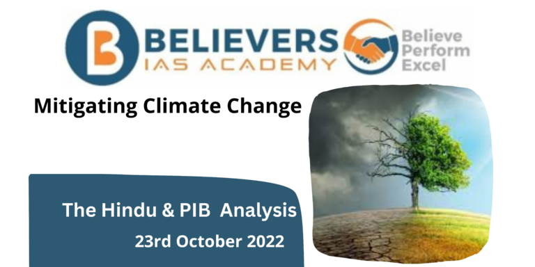 Mitigating Climate Change