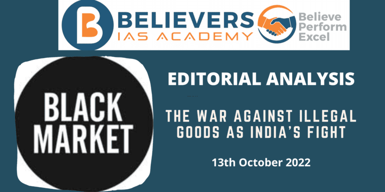 The war against illegal goods
