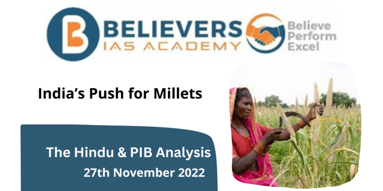 India’s Push for Millets