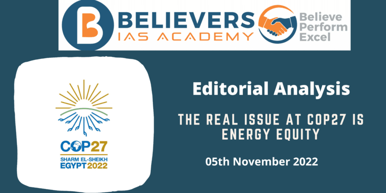 COP27 and energy equity