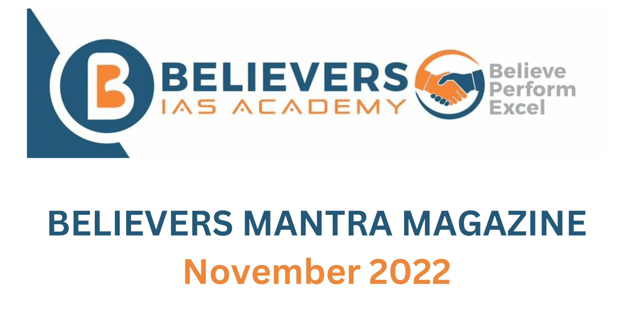 Believers Mantra Magazine – 2022 - Believers IAS Academy