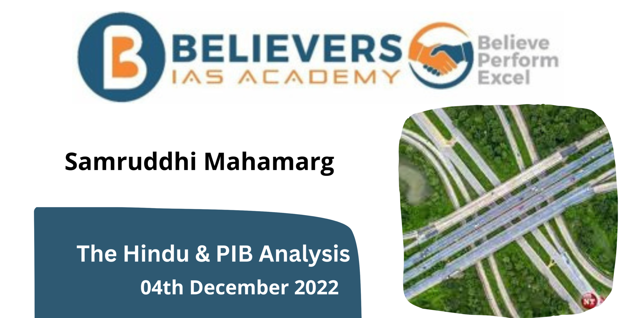 Samruddhi Mahamarg - Believers IAS Academy