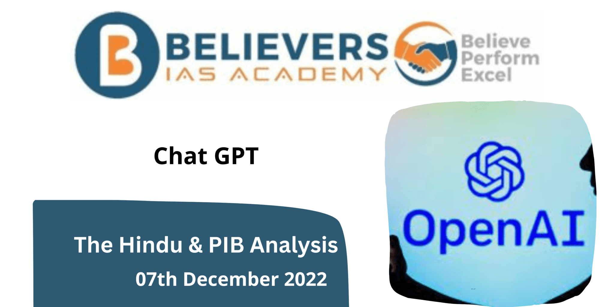 Chat GPT Believers IAS Academy