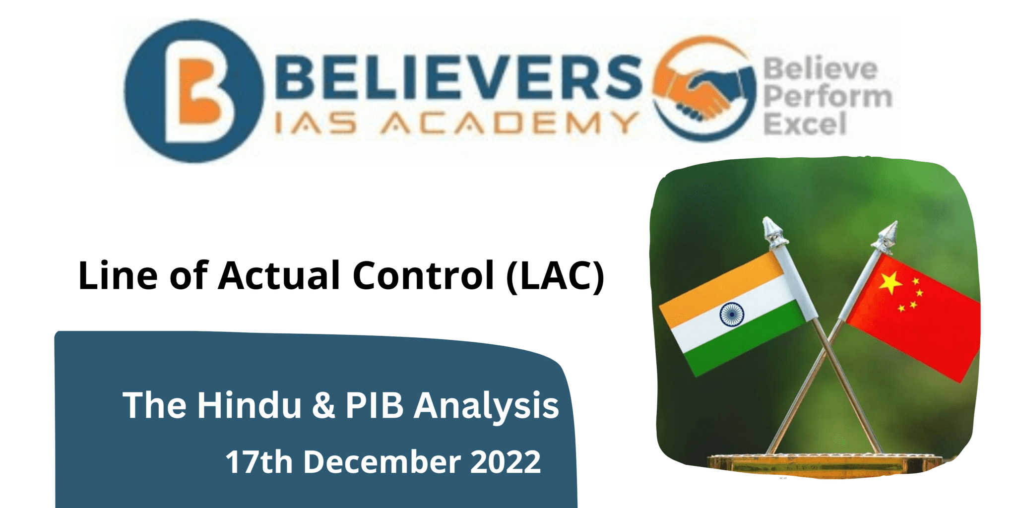 Line of Actual Control (LAC) - Believers IAS Academy