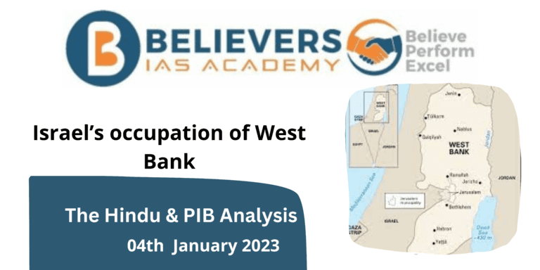 Israel’s occupation of West Bank