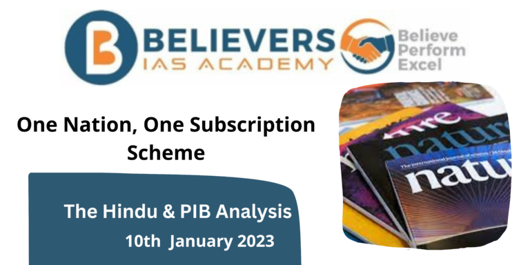 One Nation One Subscription Scheme