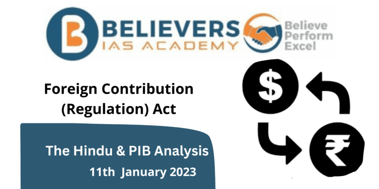 Foreign Contribution (Regulation) Act
