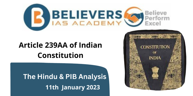 Article 239AA of Indian Constitution