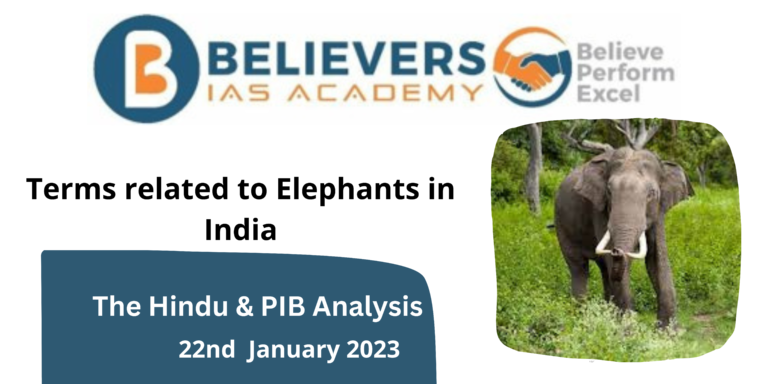 Terms related to Elephants in India