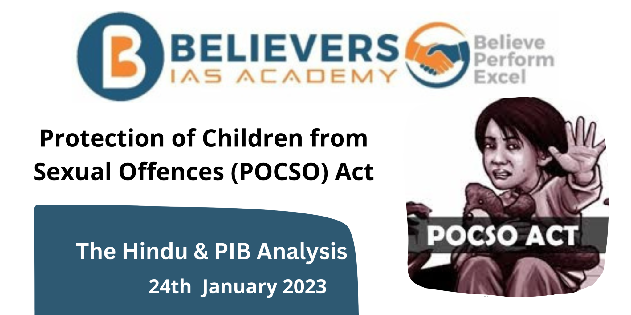 Pocso Act Believers Ias Academy