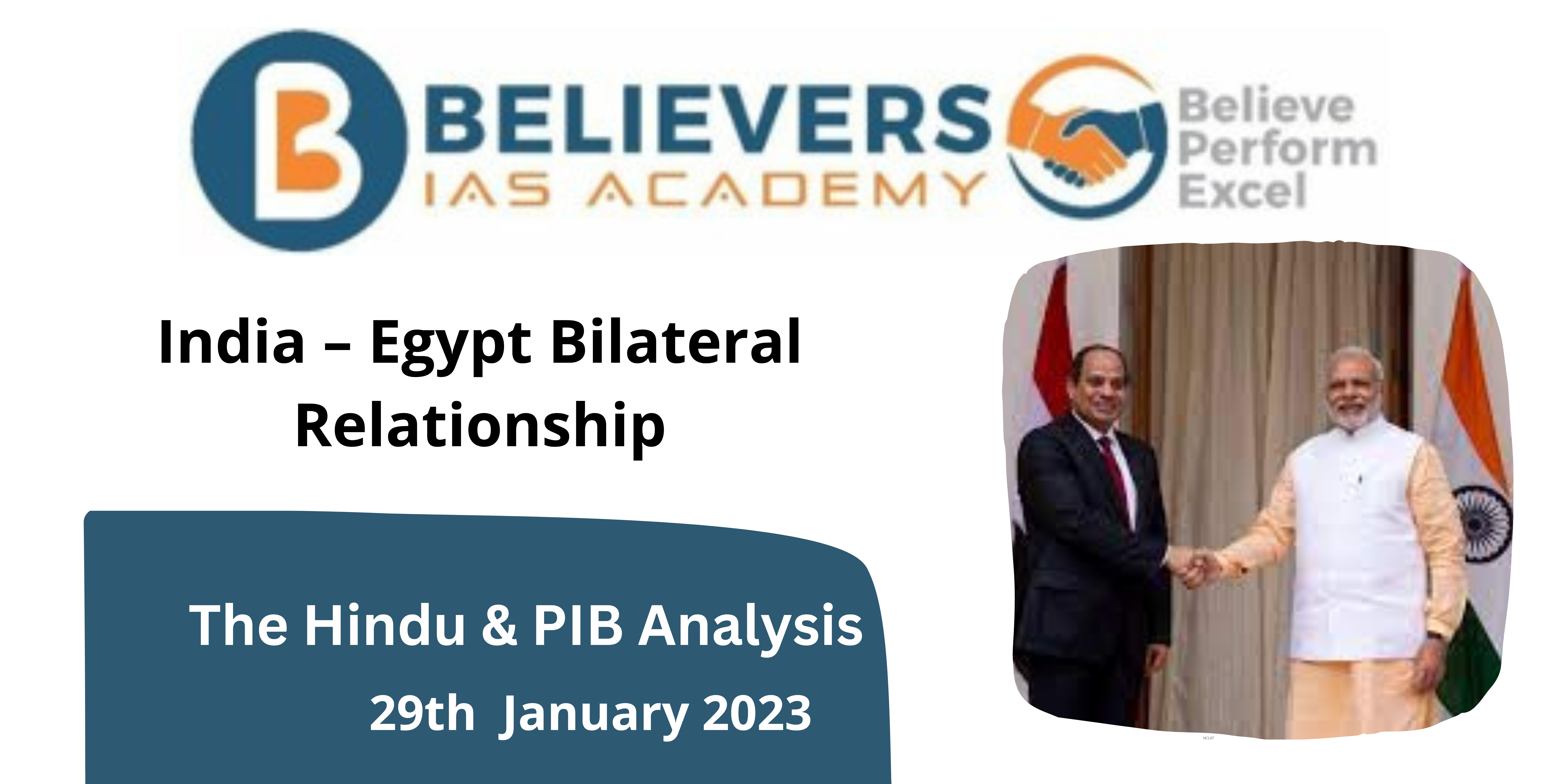 India – Egypt Bilateral Relationship
