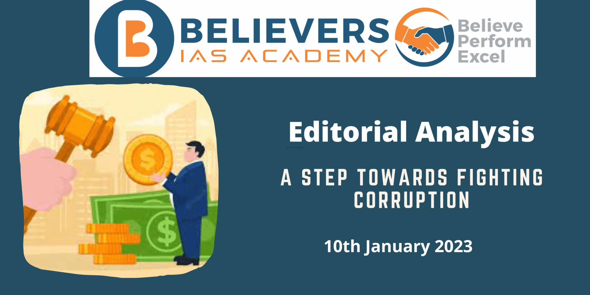 Fighting Corruption: A Significant Step - Believers IAS Academy