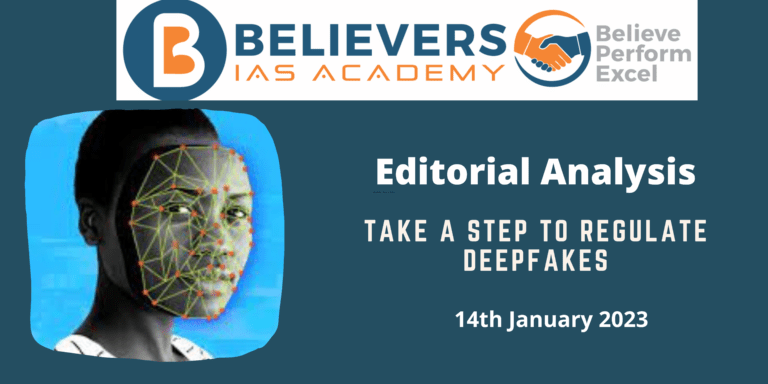 Take a step to regulate deepfakes
