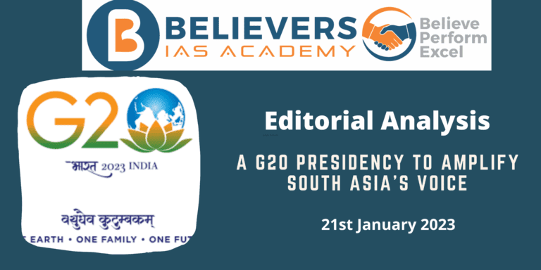 India’s G20 Presidency